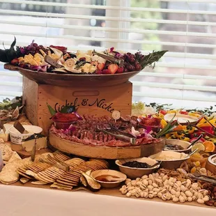 Abundant grazing table!