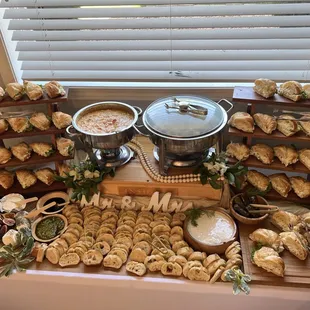 This was for a bridal shower I hosted at my home and amber nailed it! Everything was delicious!