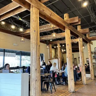 Interior lighting with pergola