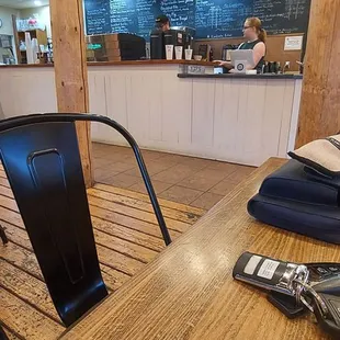 Entrance to Geist coffee