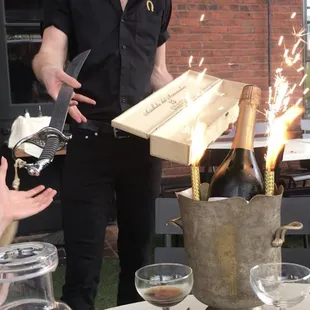 Champagne presentation