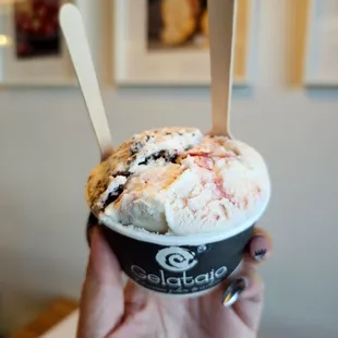 Cookies &amp; creme and Lychee Rose Raspberry