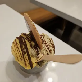 Pistachio and mango but Pistachio is so good