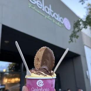 Fruity and passion fruit gelato