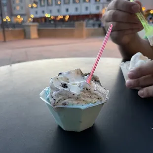 Birthday Cake and Caramel Cookie