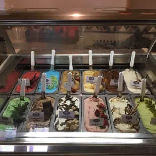 Gelato and sorbet!