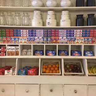 Wall of cereal