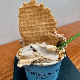 Banana Brownie, Walnut, and Caramel Fudge Gelato Pint