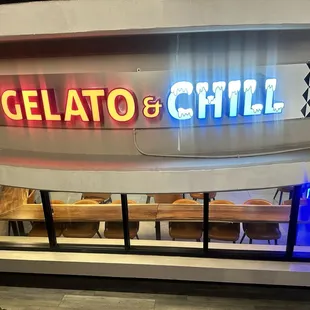 Kinda hidden but look for the bright neon lighting