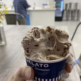 Nutella hazelnut &amp; cimmino mix (?), creamy