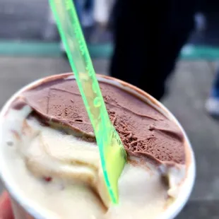 Chocolate Hazelnut and Butter Pecan