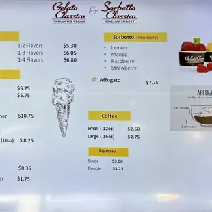 Menu as of 05/11/24 Part 1 of 1