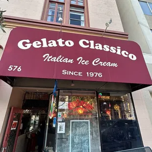 Storefront entrance and awning - been around since 1976