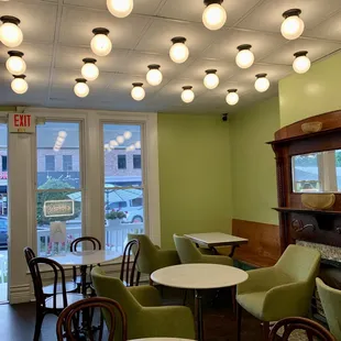the interior of a restaurant