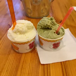 Coconut and Pistachio