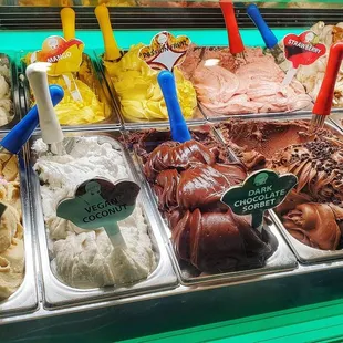 The Different Gelato Flavors