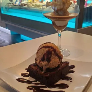 Brownie with Affogato