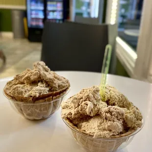 My fave Pistachio &amp; Hazelnut in a Medium Waffle Cup