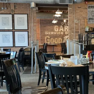 tables and chairs