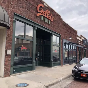 Outside parking on the street