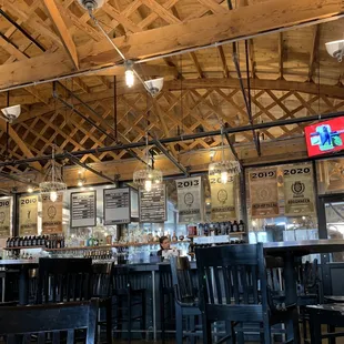 the bar