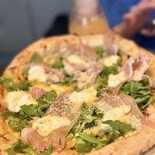 Oven bake prosciutto pizza