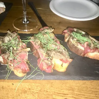 Duck Bruschetta