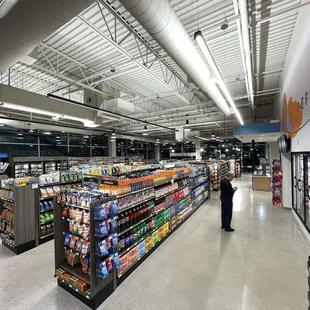 Not too big of a grocery store, but meets the essentials &amp; more for an EV charging site.