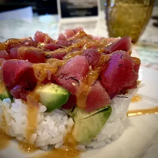 Gelson's Signature Ahi Poke Tower