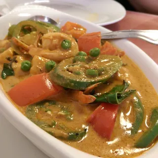 Red Curry Chicken Or Beef