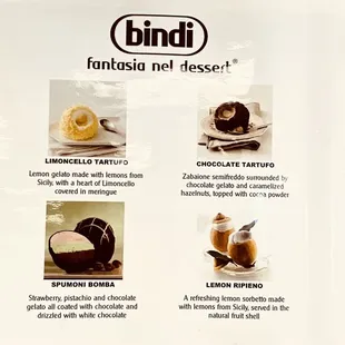 More dessert specials