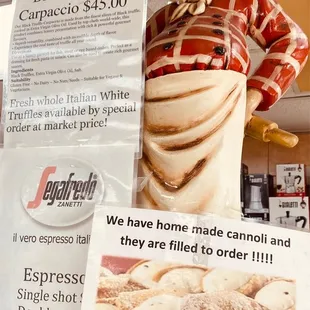 Homemade fill to order!