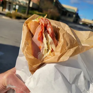 Siciliano on rustic bread