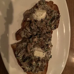 Mushroom toast