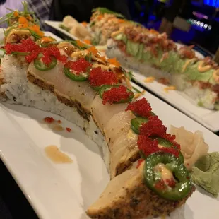 sushi, sashimi, sushi and sashimi, food