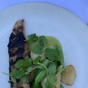 Grilled Striped Bass