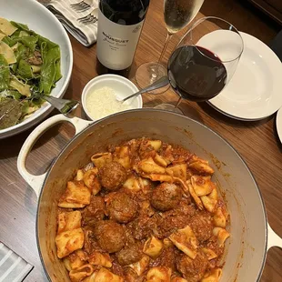 Sunday Gravy plus the meatballs! Our favorite!