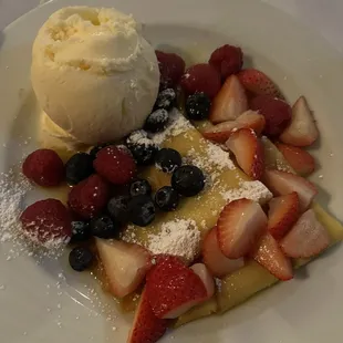 Crape dessert