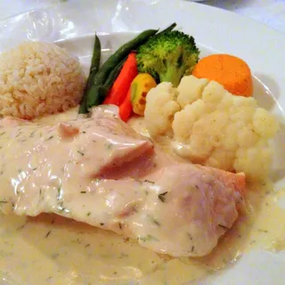 Poached Salmon