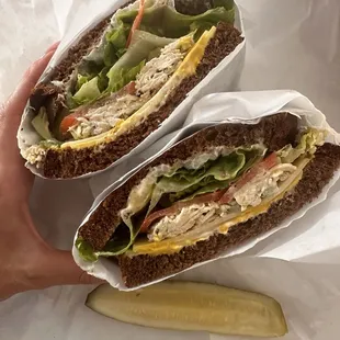 Chicken salad sandwich
