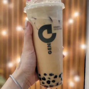 Tiramisu best to drink from the top and taste the flavor in the foam