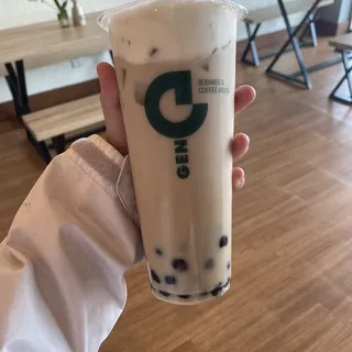 M8. Hojicha Milk Tea (light)