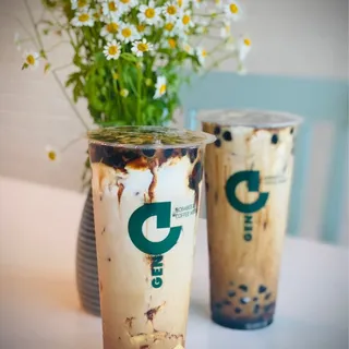 N5. Dirty Boba w Espresso shot