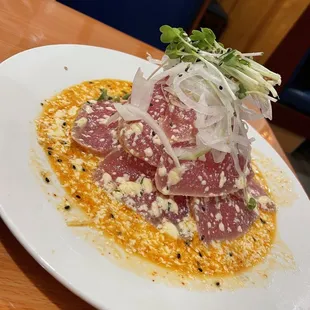 Seared Tuna Sashimi