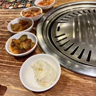 Banchan - side dishes.