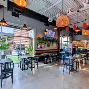 the interior of a restaurant