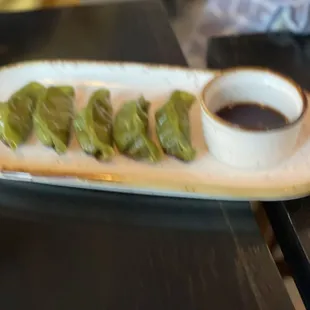 5 Pieces Green Vegetable Gyoza