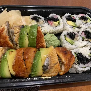 Black dragon maki/black pear maki