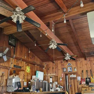 Inside of the restaurant.