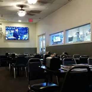 a private room that seats about 40 people..